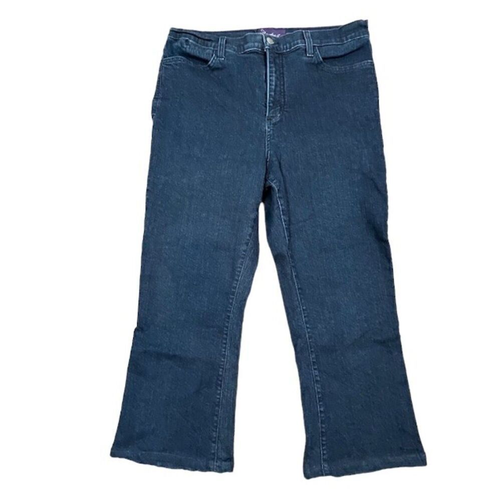 NYDJ Lift Tuck Technology Women's Dark Wash Jeans Size 18 Short
